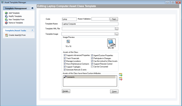 Asset CI Template Configuration